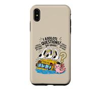 Funny I Axolotl Questions 3rd Grade Pun Class Seagull Scream Case for iPhone XS Max