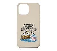 Funny I Axolotl Questions Kinder Pun Class Seagull Scream Case for iPhone 12 Pro Max