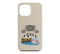 Funny I Axolotl Questions Kinder Pun Class Seagull Scream Case for iPhone 13 Pro Max