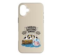 Funny I Axolotl Questions Kinder Pun Class Seagull Scream Case for iPhone 16 Plus