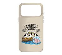 Funny I Axolotl Questions Kinder Pun Class Seagull Scream Case for iPhone 17 Pro Max