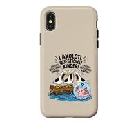 Funny I Axolotl Questions Kinder Pun Class Seagull Scream Case for iPhone X/XS