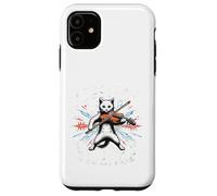Funny I destroy silence Orchestra Violin Cat Playing Viola Case for iPhone 11