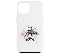 Funny I destroy silence Orchestra Violin Cat Playing Viola Case for iPhone 13
