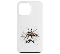 Funny I destroy silence Orchestra Violin Cat Playing Viola Case for iPhone 13 Pro Max