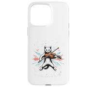 Funny I destroy silence Orchestra Violin Cat Playing Viola Case for iPhone 15 Pro Max