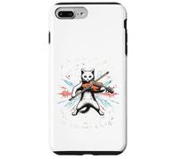 Funny I destroy silence Orchestra Violin Cat Playing Viola Case for iPhone 7 Plus/8 Plus