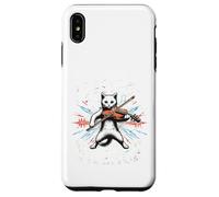 Funny I destroy silence Orchestra Violin Cat Playing Viola Case for iPhone XS Max