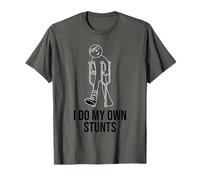 Funny I Do My Own Stunts | Cute Get Well Broken Leg Gift Kid T-Shirt