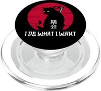 Funny I do what I want Cat - Japanese Anime Cat Kitten Lover PopSockets PopGrip for MagSafe