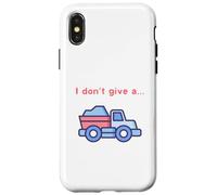 Funny I Don't Give a Truck Humorous Novelty,TruckDriver Case for iPhone X/XS