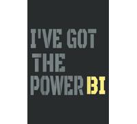 Funny I Have Got the Power Bi Great Gift: HEARTS JOURNAL - 6" x 9", 120 Pages: Planner, Lined College Ruled Paper, Journal, Diary, Matte Finish Cover.