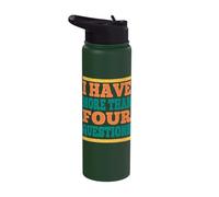 Funny I Have More Than Four Questions Passover Kids Stainless Steel Insulated Water Bottle