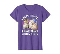 Funny I Have Plans with My Cats - Cat Kitty lover Gift Idea T-Shirt