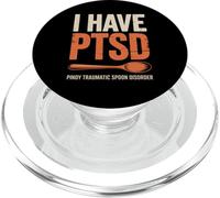 Funny I Have PTSD Pinoy Traumatic Spoon Saying Women Men PopSockets PopGrip for MagSafe