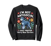 Funny I Just Prefer Kerry Blue Terriers Dog Lover Vintage Sweatshirt