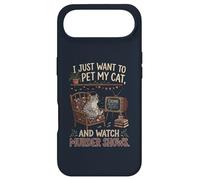 Funny I Just Want to Pet My Cat and Watch Murder Shows 1 Case for iPhone Air
