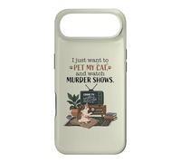 Funny I Just Want to Pet My Cat and Watch Murder Shows 2 Case for iPhone Air