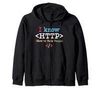 Funny I Know HTTP How To Talk People Computer Engineer Zip Hoodie