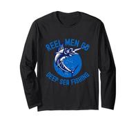 Funny I Like Deep Sea Fishing, Fisherman, Dad, Father's Day Long Sleeve T-Shirt