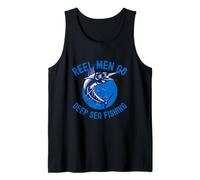 Funny I Like Deep Sea Fishing, Fisherman, Dad, Father's Day Tank Top