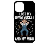 Funny I Lost My 10mm Socket And My Mind Mechanic Meme Case for iPhone 12/12 Pro