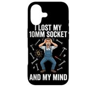 Funny I Lost My 10mm Socket And My Mind Mechanic Meme Case for iPhone 17