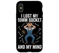 Funny I Lost My 10mm Socket And My Mind Mechanic Meme Case for iPhone X/XS