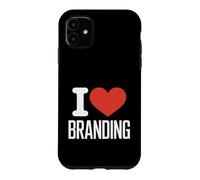 Funny I Love Branding Saying Marketing Humor Case for iPhone 11