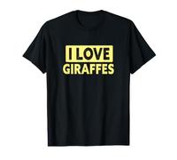 Funny I Love Giraffes Value Graphic T-Shirt