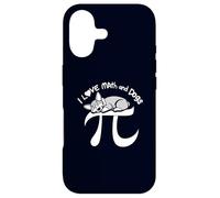 Funny I Love Math and Dogs Cute Pi Symbol Nerdy Design Case for iPhone 17