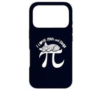 Funny I Love Math and Dogs Cute Pi Symbol Nerdy Design Case for iPhone 17 Pro
