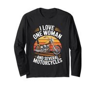 Funny I Love One Woman Several Motorcycles Rider Quotes Long Sleeve T-Shirt
