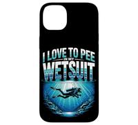 Funny I Love To Pee In My Wetsuit Scuba Diver Case for iPhone 14 Plus