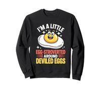 Funny I’m A Little Egg-Stroverted Around Deviled Eggs Sweatshirt