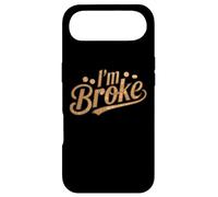 Funny I’m Broke Sarcastic Financial Struggle Coin Art Quotes Case for iPhone Air
