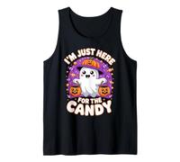 Funny I´m Just Here For The Candy Cute Halloween Tank Top