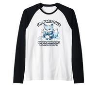 Funny I’m Really Cold But Very Brave About It Arctic Fox Raglan Baseball Tee