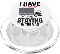 Funny I’m Staying In The Van Phasmophobia Gamer Men Women PopSockets PopGrip for MagSafe