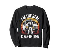 Funny I’m The Real Clean-Up Crew Forensic Cleaner Sweatshirt