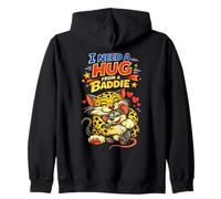 Funny I need a hug from a baddie Zip Hoodie