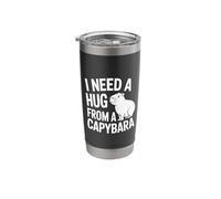 Funny I Need A Hug from a Capybara Stainless Steel Insulated Tumbler