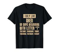 Funny I Only Like Oxen Value Graphic T-Shirt