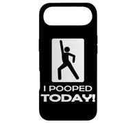 Funny I Pooped Today - Humor Bathroom Gag Gift Idea Case for iPhone Air