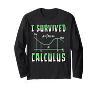 Funny I Survived Calculus Math Class School Long Sleeve T-Shirt