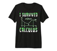 Funny I Survived Calculus Math Class School Premium T-Shirt