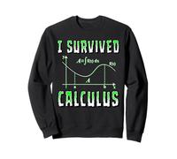 Funny I Survived Calculus Math Class School Sweatshirt