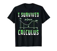 Funny I Survived Calculus Math Class School T-Shirt
