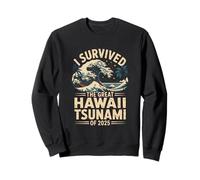 Funny I Survived The Great Hawaii Tsunami Of 2025 Sweatshirt