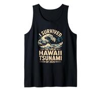 Funny I Survived The Great Hawaii Tsunami of 2025 Tank Top